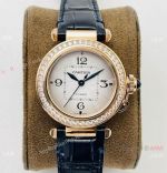 BV Factory 1:1 Cartier Pasha NO Date Rose Gold Diamond-set Watch